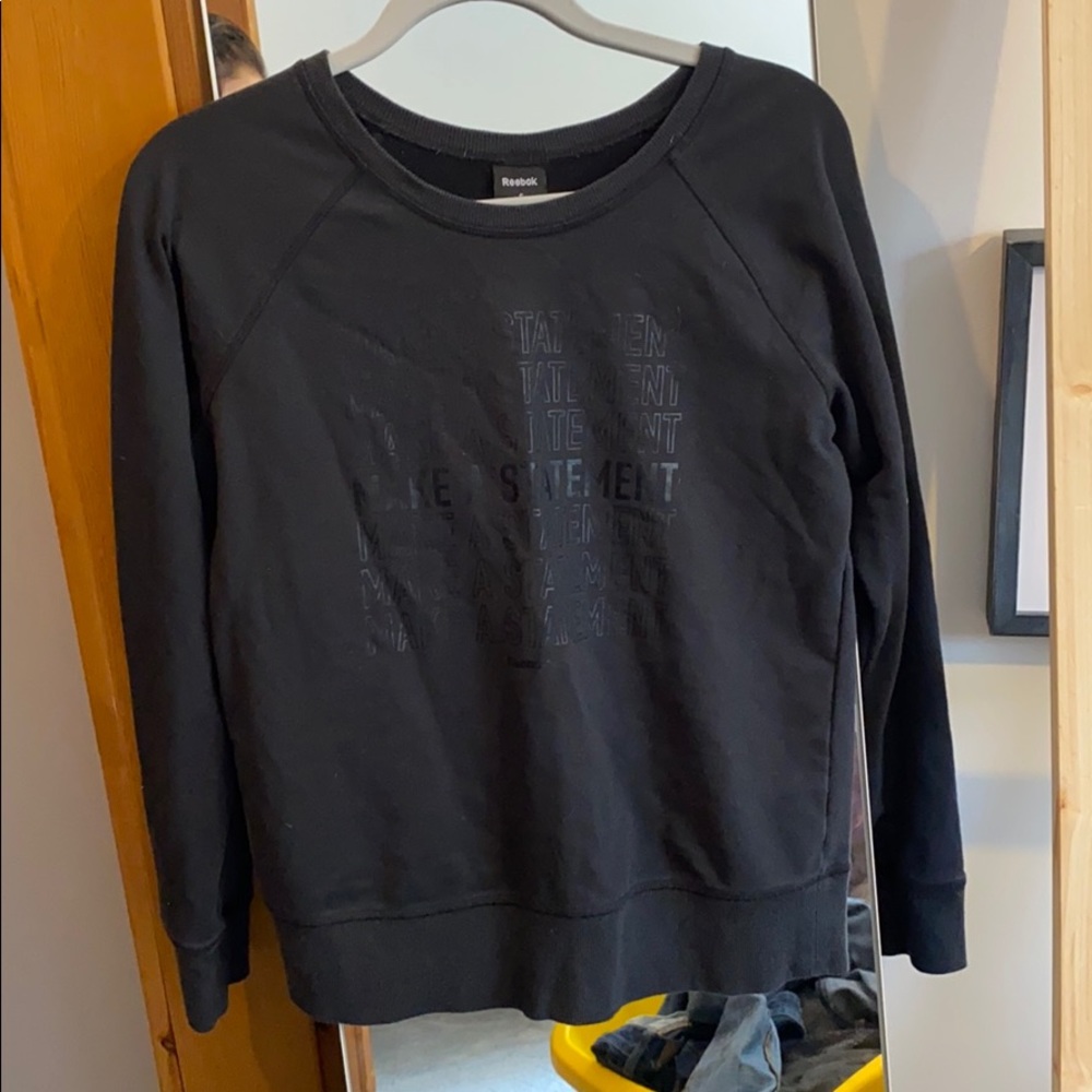 Reebok Black Athletic Sweater